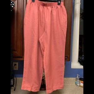 BonWorth womens cropped pull on stretchy pants